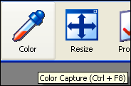 Solid Capture color button