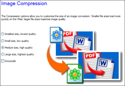 Select a JPG resolution