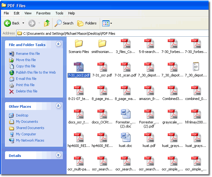 PDF-Datei auswählen