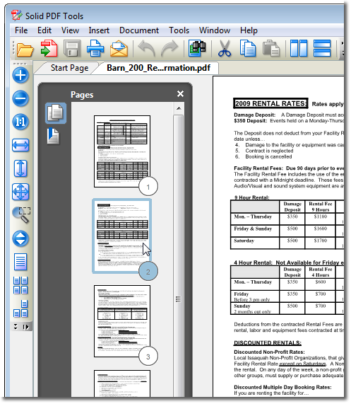 Select the page or pages you would like to move