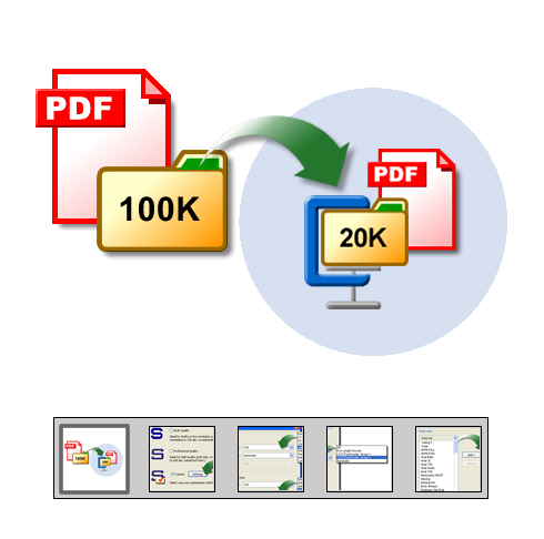 按一下開啟 "PDF 優化" 功能瀏覽...