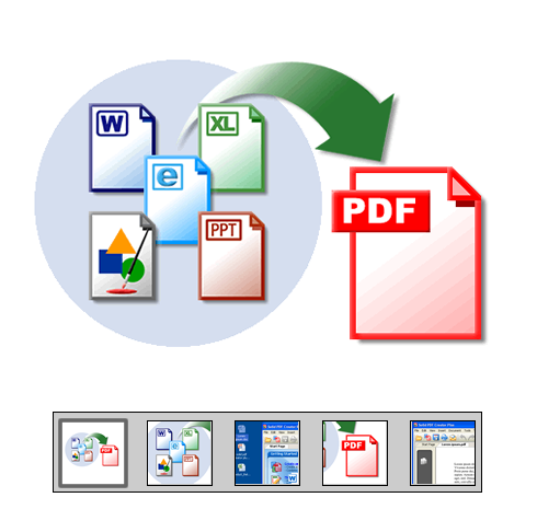 点击开始 "用拖放方式创建 PDF" 功能浏览...