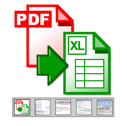 Click to launch "PDF to Excel Converter" feature tour...