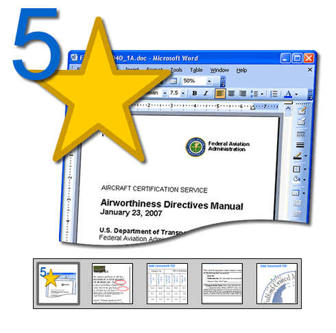 Click to launch "Quality PDF to Word Conversions" feature tour...