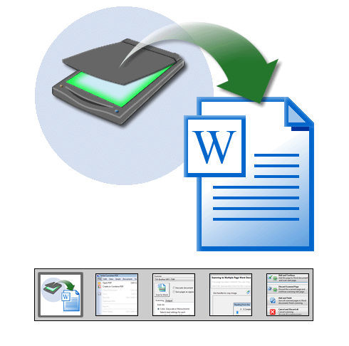 Click to launch "Scan to Word" feature tour...