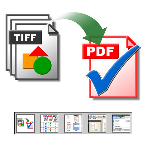 Tiff から Pdf へ変換 Tiff ファイルを Pdf A に変換